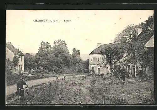 AK Chamigny, La rue