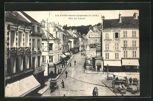 AK La Ferté-sous Jouarre, Rue du Limon, Strassenpartie