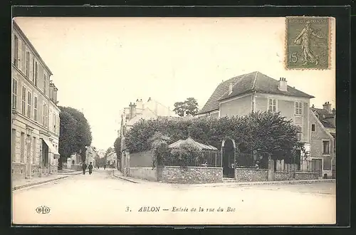 AK Ablon, Entrée de la rue du Bac, Strassenpartie