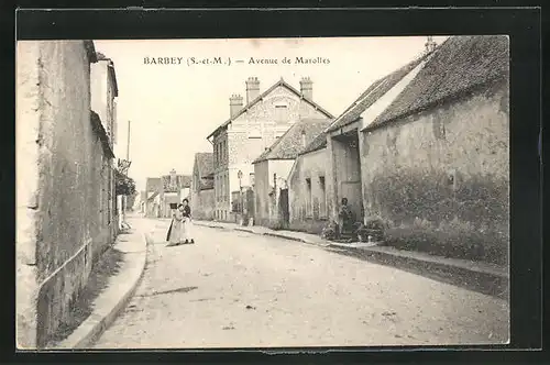 AK Barbey, Avenue des Marolles, Strassenpartie
