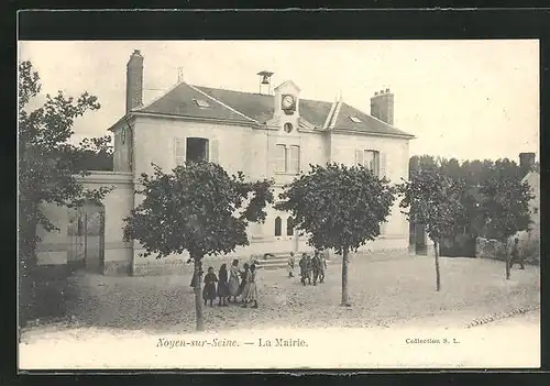 AK Noyen-sur-Seine, La Mairie, Gebäudeansicht