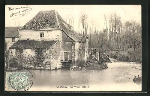 AK Chatenay, le Vieux Moulin