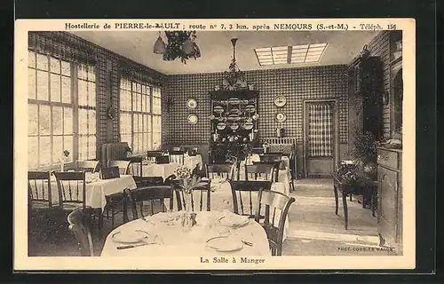 AK Pierre-le-Sault, Hostellerie, La Salle à Manger