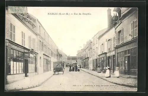 AK Nangis, Rue du Dauphin