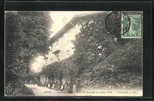 AK Fontainebleau, Hotel des Cascades en pleine Foret, Cote ouest