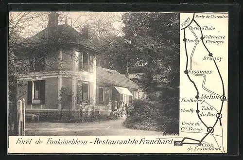 AK Fontainebleau, Foret de Fontainebleau, Restaurant Franchard