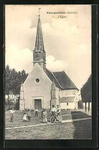 AK Courquetaine, Personnes avant l`Eglise
