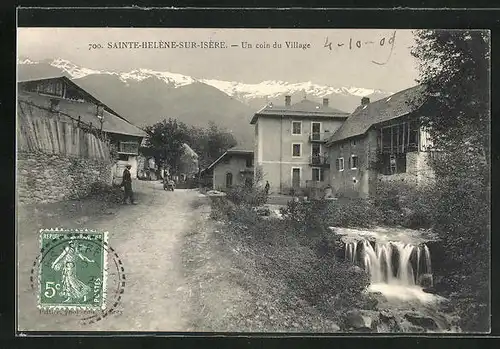 AK Ste-Hélène-sur-Isère, Un coin du Village