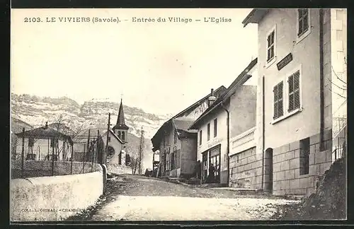 AK Le Viviers, Entrée du Village, L`Eglise