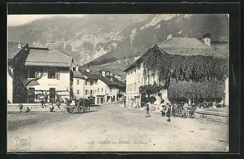 AK Grésy-sur-Isére, La Place