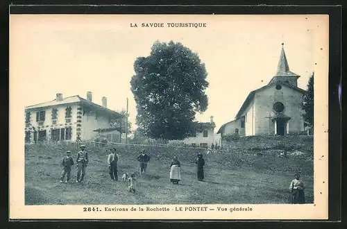 AK La Rochette, Le Pontet, Vue générale