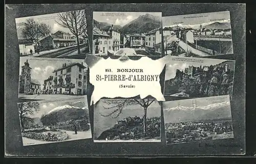 AK Saint-Pierre-d'Albigny, verschiedene Ortsansichten