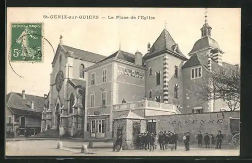 AK St-Genix-sur-Guiers, Le Place de l'Eglise