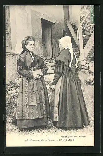 AK Hauteluce, Costumes de la Savoie