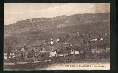 AK Serriéres-en-Chautagne, Vue générale