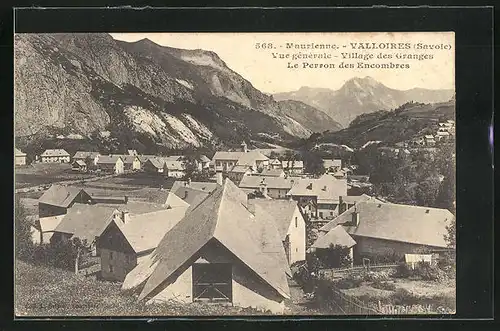 AK Valloires, Vue générale, Village des Granges, le Perron des Encombres