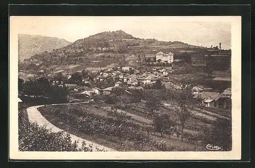 AK Arvillard, vue generale, vom Hügel