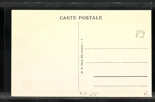 AK Auxerre, Concours International de Musique 1934, Place Charles Lefère, Les Paniers Fleuris