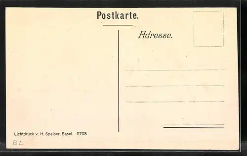 AK Aesch, Blick nach dem Schulhaus