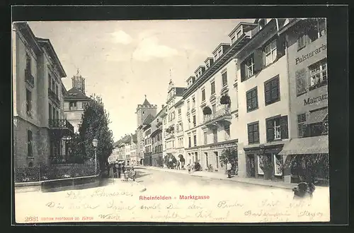 AK Rheinfelden, Ladengeschäft in der Marktgasse