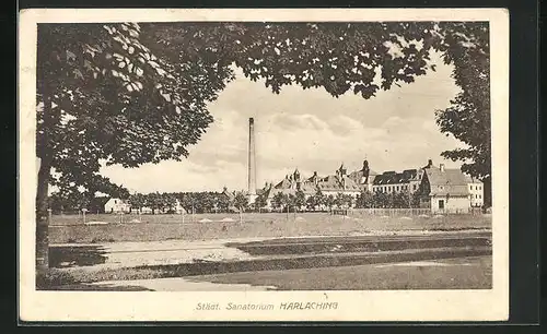 AK München-Harlaching, Städtisches Sanatorium