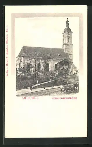 AK München-Sendling, Sendlinger Kirche
