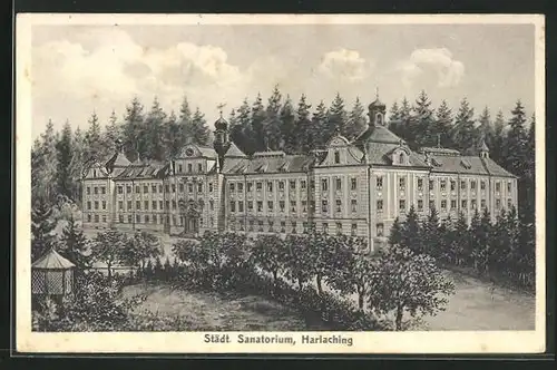 AK München-Harlaching, Städt. Sanatorium Harlaching