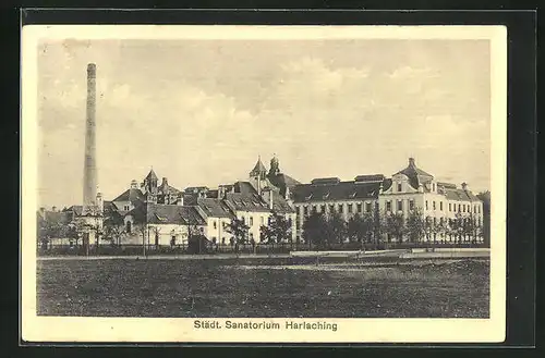 AK München-Harlaching, Städt. Sanatorium Harlaching