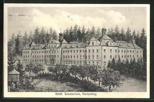 AK München-Harlaching, Städt. Sanatorium Harlaching