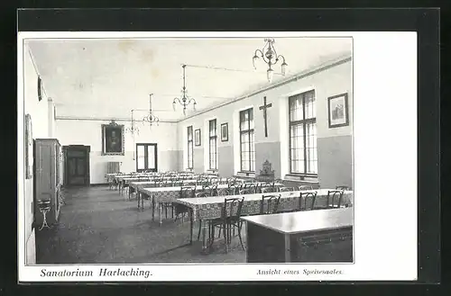 AK München-Harlaching, Sanatorium, Ansicht eines Schlafsaals