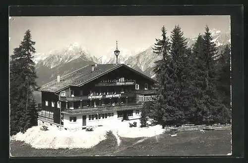 AK Schwaz, Berggasthof Grafenast im Winter