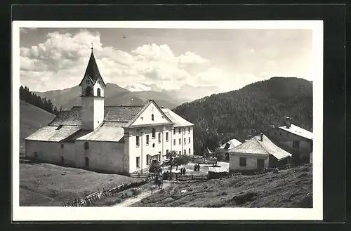 AK Mühlbach, Blick nach Maria Waltrast