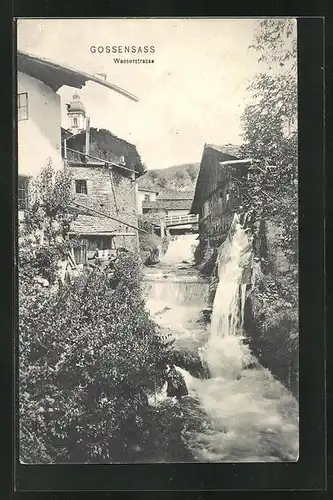 AK Gossensass, Häuser an der Wasserstrasse