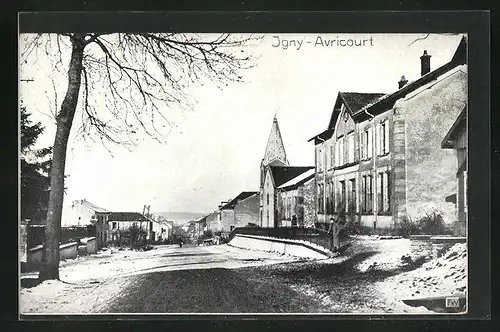 AK Igny-Avricourt, Ortspartie