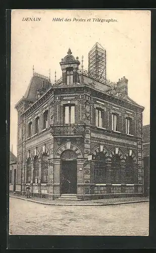 AK Denain, Hotel des Postes et Télegraphes