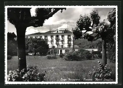 AK Baveno, Ansicht vom Hotel Simplon