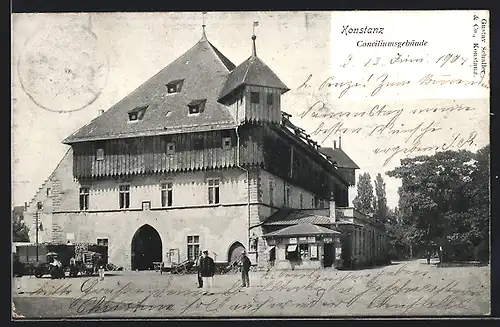 AK Konstanz, Partie mit Conciliumsgebäude