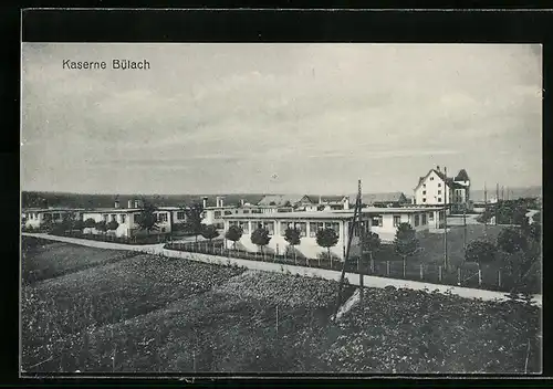 AK Bülach, Blick zur Kaserne