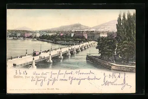 AK Genève, Pont du Montblanc