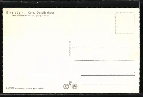AK Einsiedeln, Katholisches Gesellenhaus