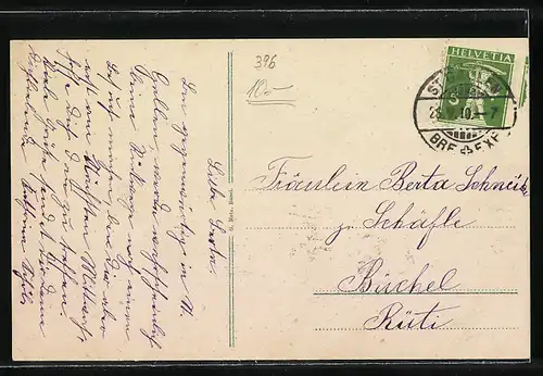 AK St. Gallen, Teilansicht mit Tonhalle