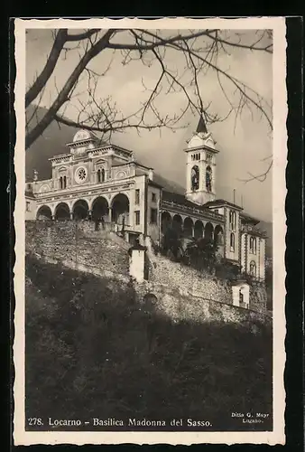 AK Locarno, Basilica Madonna del Sasso