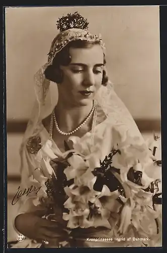 AK Kronprinsesse Ingrid af Danmark