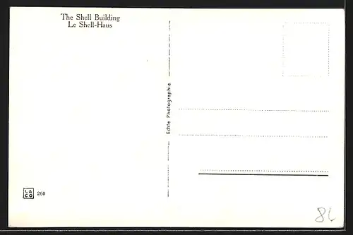 AK Berlin-Tiergarten, Shellhaus am Tirpitzufer