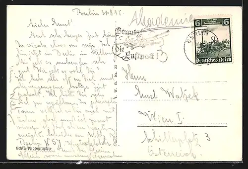 AK Berlin-Tiergarten, Flusspartie am Shell-Haus