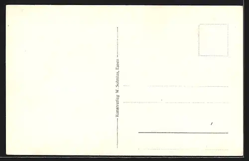AK Essen, Ortspartie mit Kino Lichtburg