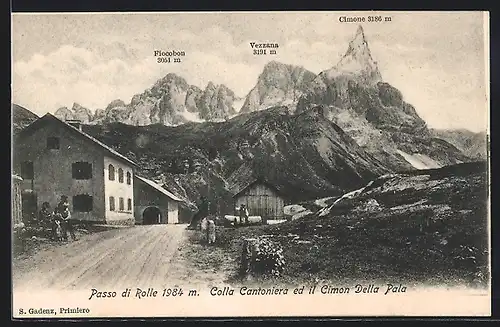 AK Passo di Rolle, Colla Cantoniera ed il Cimon Della Pala