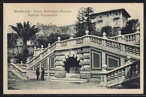 AK Montecatini, Interno Stabilimento Tettuccio Scalinata Monumentale