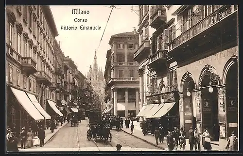 AK Milano, Corso Vittorio Emanuele II.