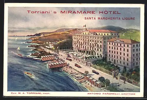 AK Santa Margherita Ligure, Torriani`s Miramare Hotel
